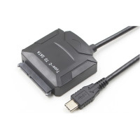 Перехідник USB 3.1 Type-C -> SATA III (F) 2.5"/3.5" 7+15pin з БЖ