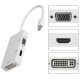 Перехідник mini DisplayPort M -> HDMI/VGA/DVI (24+5), FHD 1080p