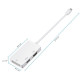 Перехідник mini DisplayPort M -> HDMI/VGA/DVI (24+5), FHD 1080p