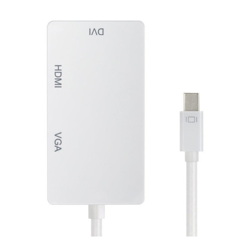 Перехідник mini DisplayPort M -> HDMI/VGA/DVI (24+5), FHD 1080p