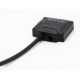 Перехідник USB 3.0 Type-A -> SATA III (F) 2.5"/3.5" 7+15pin з БЖ, чорний