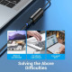 Перехідник USB 3.1 Type-C -> Ethernet RJ45 1000Mb Gigabit Vention чорний