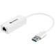 Перехідник USB 3.0 Type-A -> Ethernet RJ45 1000 Мбіт/с Sandberg білий