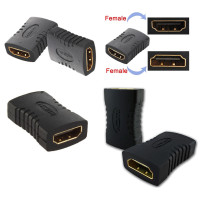 Перехідник HDMI AF <-> AF чорний
