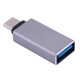Перехідник Type-C -> USB 3.1 (OTG) OEM, сріблястий