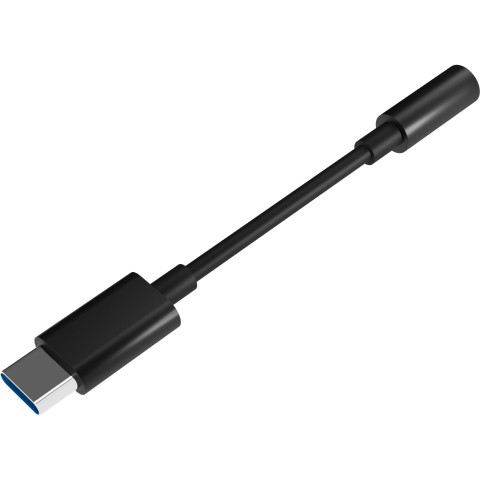 Перехідник USB-C -> аудіо Jack 3.5мм, чорний Defender