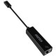 Перехідник USB 3.1 Type-C -> Ethernet RJ45 1000Mb 0,15 м, Choetech чорний