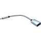 Перехідник OTG Type-C -> USB 3.2, 0.15 м, срібний