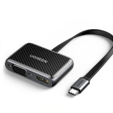 Перехідник USB 2.0 Type-C -> HDMI+VGA (HDMI 1.4b) CM303 Ugreen чорний