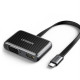 Перехідник USB 2.0 Type-C -> HDMI+VGA (HDMI 1.4b) CM303 Ugreen чорний