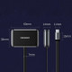 Перехідник USB 2.0 Type-C -> HDMI+VGA (HDMI 1.4b) CM303 Ugreen чорний