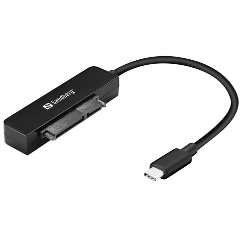 Перехідник USB 3.1 Type-С -> SATA III (F), Gen.2 Sandberg чорний