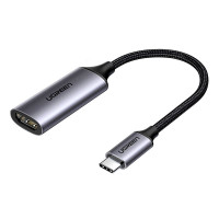 Перехідник USB 2.0 Type C -> HDMI V2.0 4K@60Hz 10 См CM297 UGREEN Сірий