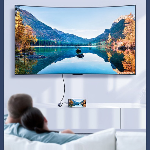 Перехідник USB 2.0 Type C -> HDMI V2.0 4K@60Hz 10 См CM297 UGREEN Сірий