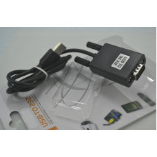 Перехідник USB 2.0 Type-A -> COM (RS232) 9pin, кабель 1м. RTL