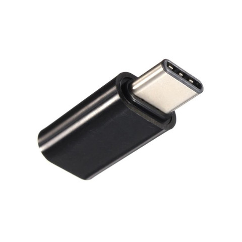 Перехідник USB 3.1 Type-C -> Micro USB (OTG) чорний