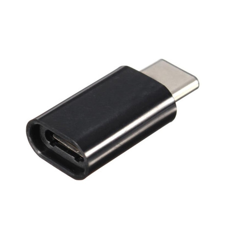 Перехідник USB 3.1 Type-C -> Micro USB (OTG) чорний