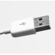 Перехідник USB 2.0 Type-A -> Ethernet RJ45 100Mb чорний 0.1м білий, RTL