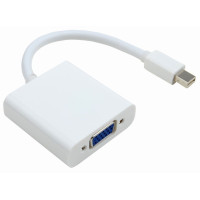 Перехідник mini DisplayPort M -> VGA F білий
