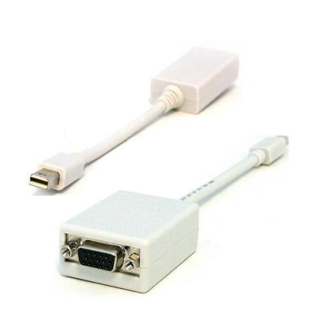 Перехідник mini DisplayPort M -> VGA F білий