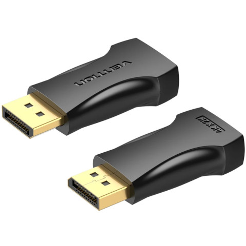 Перехідник DisplayPort M -> HDMI F, v.2.0 4K 60Hz PVC Vention