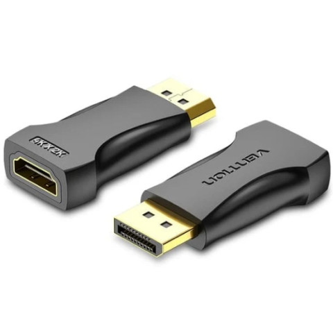 Перехідник DisplayPort M -> HDMI F, v.2.0 4K 60Hz PVC Vention