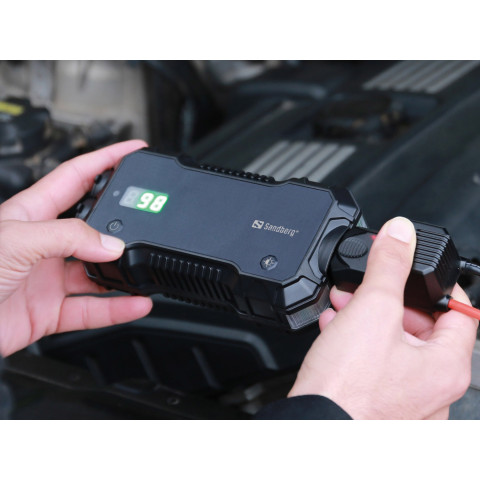 Автомобільний Jump Starter 10000mAh 18W USB-C,USB-A, ліхтар 2W Sandberg