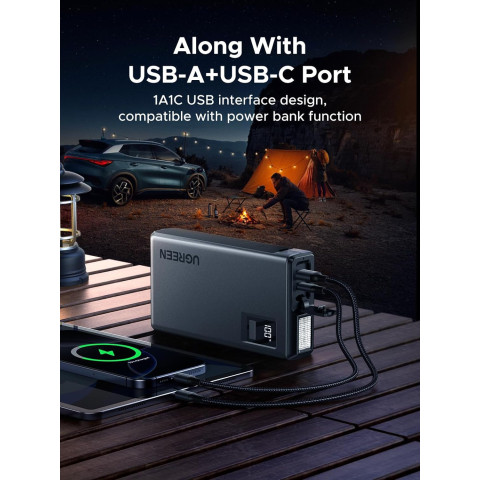 Автомобільний Jump Starter 12000mAh ES702 Ugreen