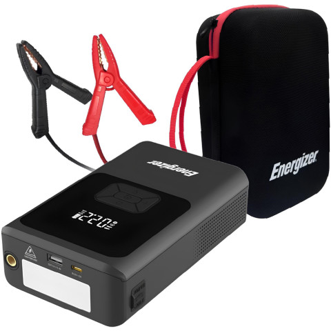 Автомобільний Jump Starter 10000mAh 37W USB-C,USB-A, 160 PSI, ліхтар 2W Energizer