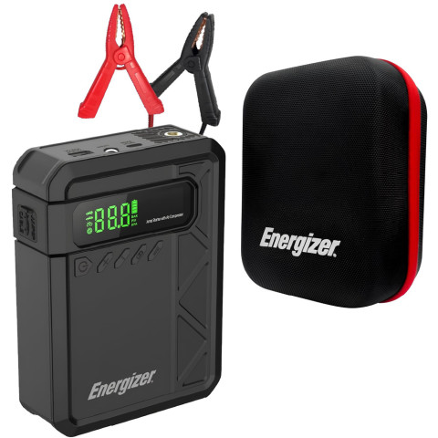 Автомобільний Jump Starter 10000mAh 37W USB-C,USB-A, 160 PSI, ліхтар 2W Energizer