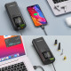 Автомобільний портативний компресор Wozinsky WPEP-8000 150 PSI, Power Bank 8000 мАг, Black