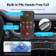 Автомобільний аудіоприймач AUX TRS 3.5мм USB Bluetooth 5.4 Coiled Cable 1.5M Gray Zinc Alloy