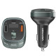 Автомобільний FM-трансміттер Vention PD 54W 3-Port USB (C+A+A) LED/USB Flash/Bluetooth, вольтметр