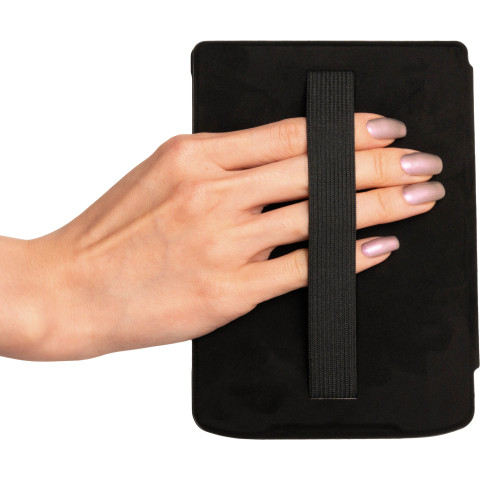 Обкладинка PocketBook 6", Verse(PB619/629/634), Shell Strap cover, чорна