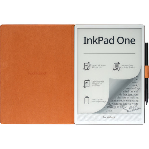 Обкладинка PocketBook 10.3", InkPAd One(PB1030), Magnetic folio cover, оранжевий