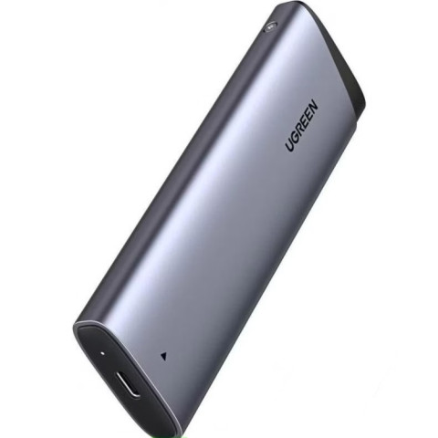 Зовнішня кишеня Ugreen CM767 USB 3.2 Gen 2 M.2 NVMe 10 Гбіт/с Сіра
