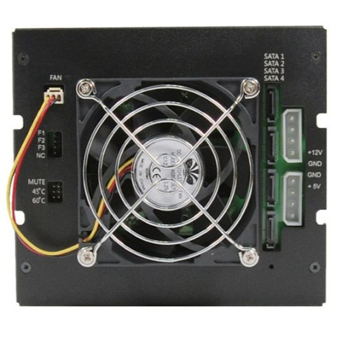 Бекплейн Chieftec CMR-3141SAS 3x5.25" -> 4x3.5" HDDs Hot-Swap Metal