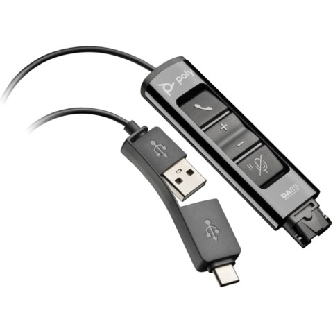 Адаптер Poly DA85 USB-A/C -> QD