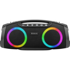 Акустична система 1.0 Defender Beatbox 30, 30Вт Bluetooth/RGB/FM/USB/TF/AUX/TWS чорна
