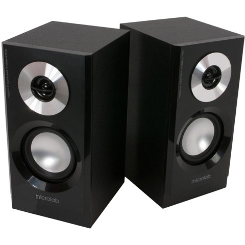 Акустична система 2.1 Microlab M-880, чорна з срібним