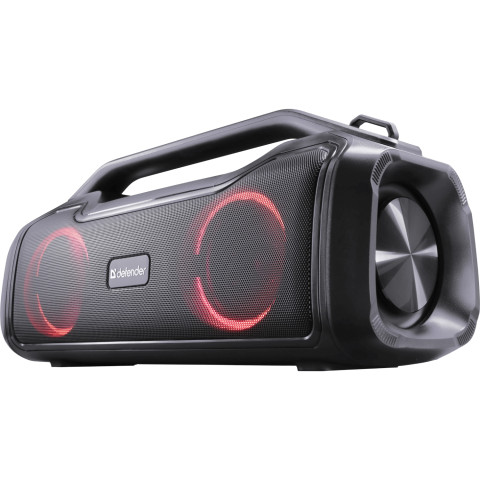 Акустична система 1.0 Defender Beatbox 50, 50W, Bluetooth/RGB/TF/TypeC/IPX5/PWB чорна