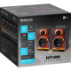 Акустична система 2.0 Defender Futuro, 20Вт Bluetooth/USB/TF/AUX, LED, чорна