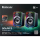 Акустична система 2.0 Defender Solar 11 10Вт, Bluetooth, RGB підсвітка, USB, чорна