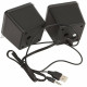 Акустична система 2.0 Defender SPK 35, 5Вт, чорна, USB