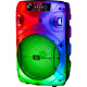 Акустична система 1.0 Boomer 12, 15Вт, Bluetooth/FM/USB/LED/AUX чорна