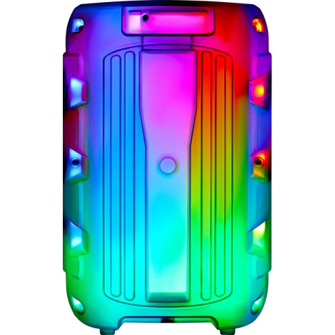 Акустична система 1.0 Boomer 12, 15Вт, Bluetooth/FM/USB/LED/AUX чорна
