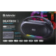 Акустична система 1.0 Defender Beatbox 12, 12Вт, Bluetooth/RGB/FM/USB/TF/MIC/ чорна
