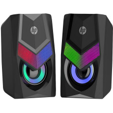 Акустична система 2.0 HP DHE-6000, 3,5мм + USB, 6Вт, LED RGB