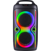 Акустична система 2.0 Defender Boomer 75, 75Вт BT/FM/USB/TF/AUX/LED, чорна
