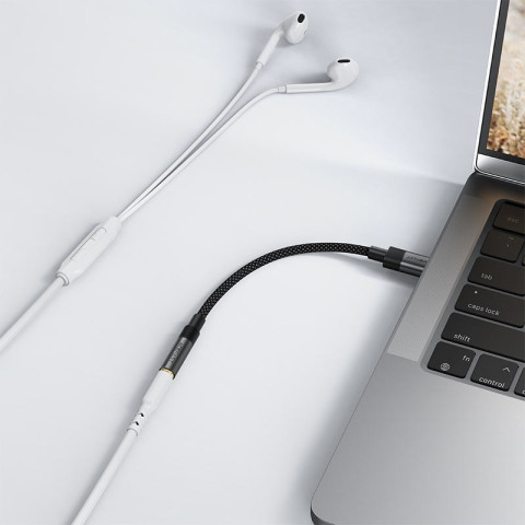 Перехідник USB-C -> 3.5 mm 15cm audio converter J12 Acefast black
